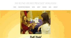 Desktop Screenshot of healingheartpsychicservices.com